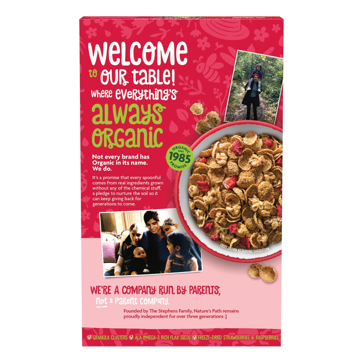 Natures Path Cereal Flax Plus Redbry C3