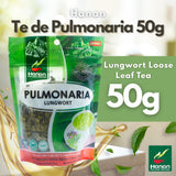 Hanan Te de Pulmonaria 50g - Lungwort Loose Leaf Tea, Natural Herbal Tea from Peru, Supports Respiratory Comfort and Well-Being (1.8oz)