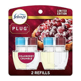 Febreze Plug In Air Freshener, Odor-Fighting Scented Oil Refill, Air Fresheners for Home and Bathroom and Kitchen, Long Lasting for Strong Odors
