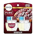 Febreze Plug In Air Freshener, Odor-Fighting Scented Oil Refill, Air Fresheners for Home and Bathroom and Kitchen, Long Lasting for Strong Odors