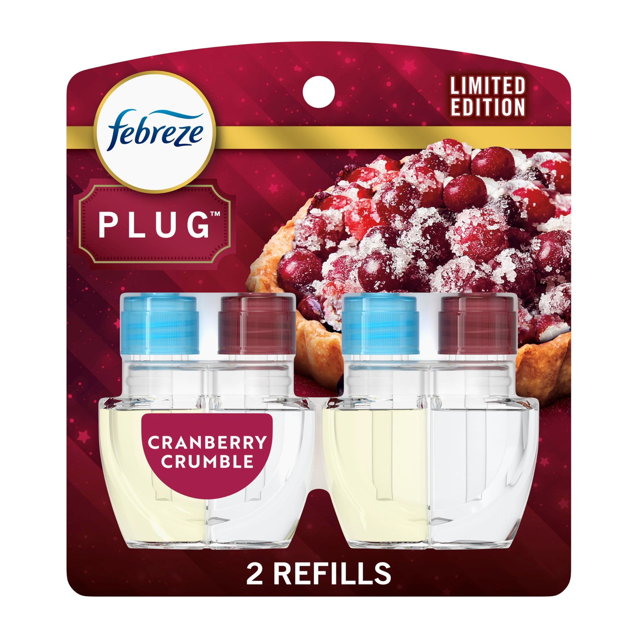 Febreze Plug In Air Freshener, Odor-Fighting Scented Oil Refill, Air Fresheners for Home and Bathroom and Kitchen, Long Lasting for Strong Odors