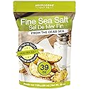 Aromasong 100% Natural Sea Salt From the Dead Sea, Fine Grain Table Salt, Large Bulk 2.43 Lb Resealable Bag, 100% Pure & Natural, Unrefined, Gluten