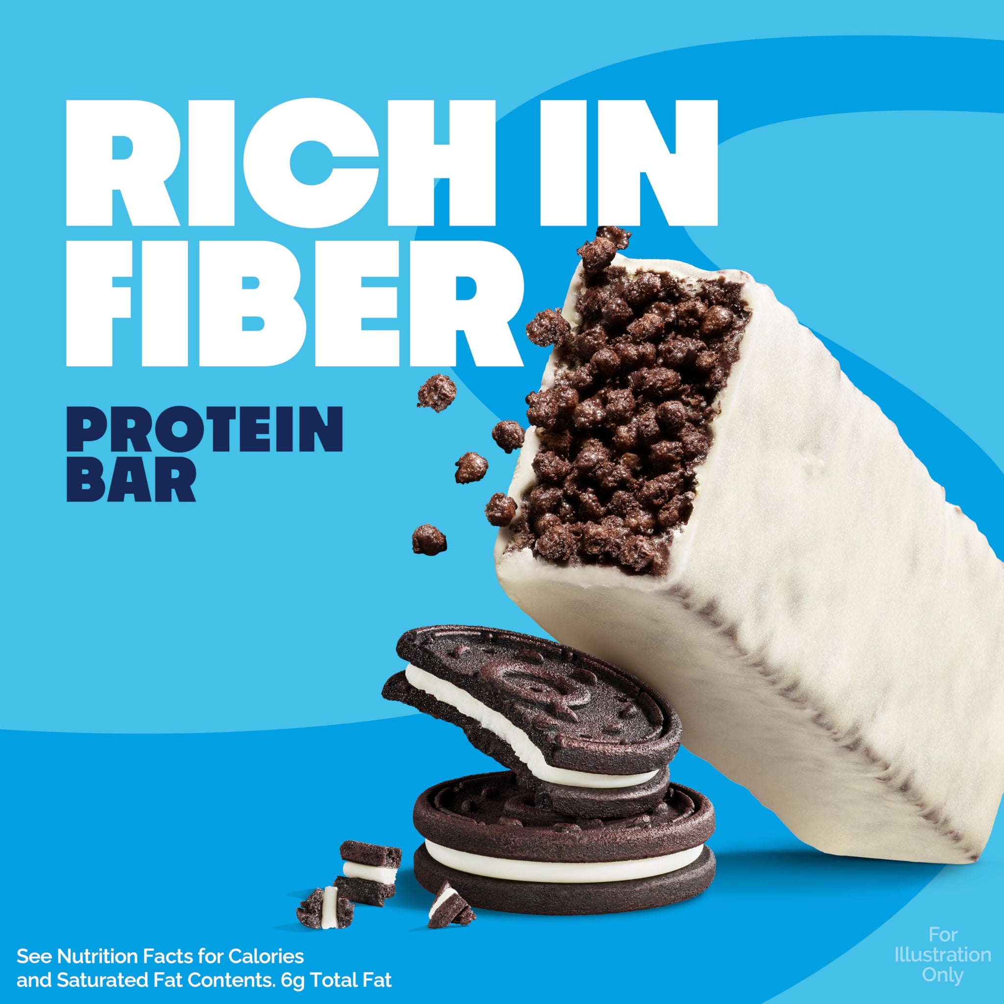 Quest Nutrition Crispy Cookies & Cream Hero Protein Bar, 18g Protein, 1g Sugar, 3g Net Carb, Gluten Free, Protein Snack, Keto Friendly, 4 Count