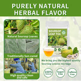 60 Handmade Soursop Bags, 100% Pure and Natural, No Sugar/Caffeine/Additives - Support Antioxidants and Relax Your Body and Mind