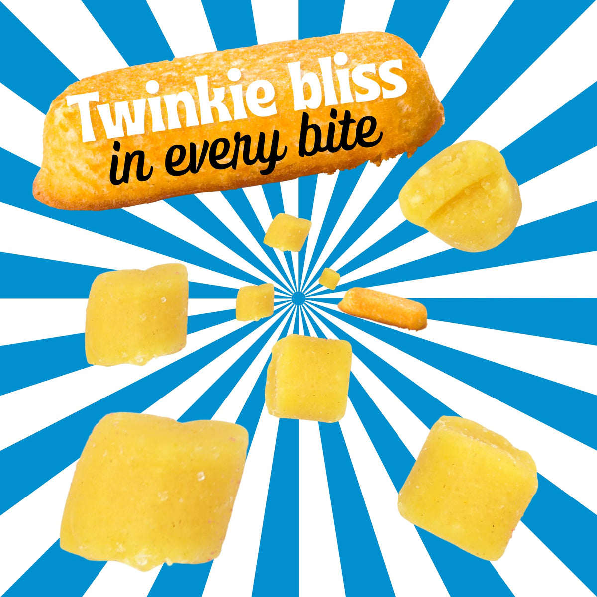Twinkie Edible Cookie Dough Bites, Ice Cream Toppers and Movie Night Candy, 3.1 Ounces (Pack of 3)