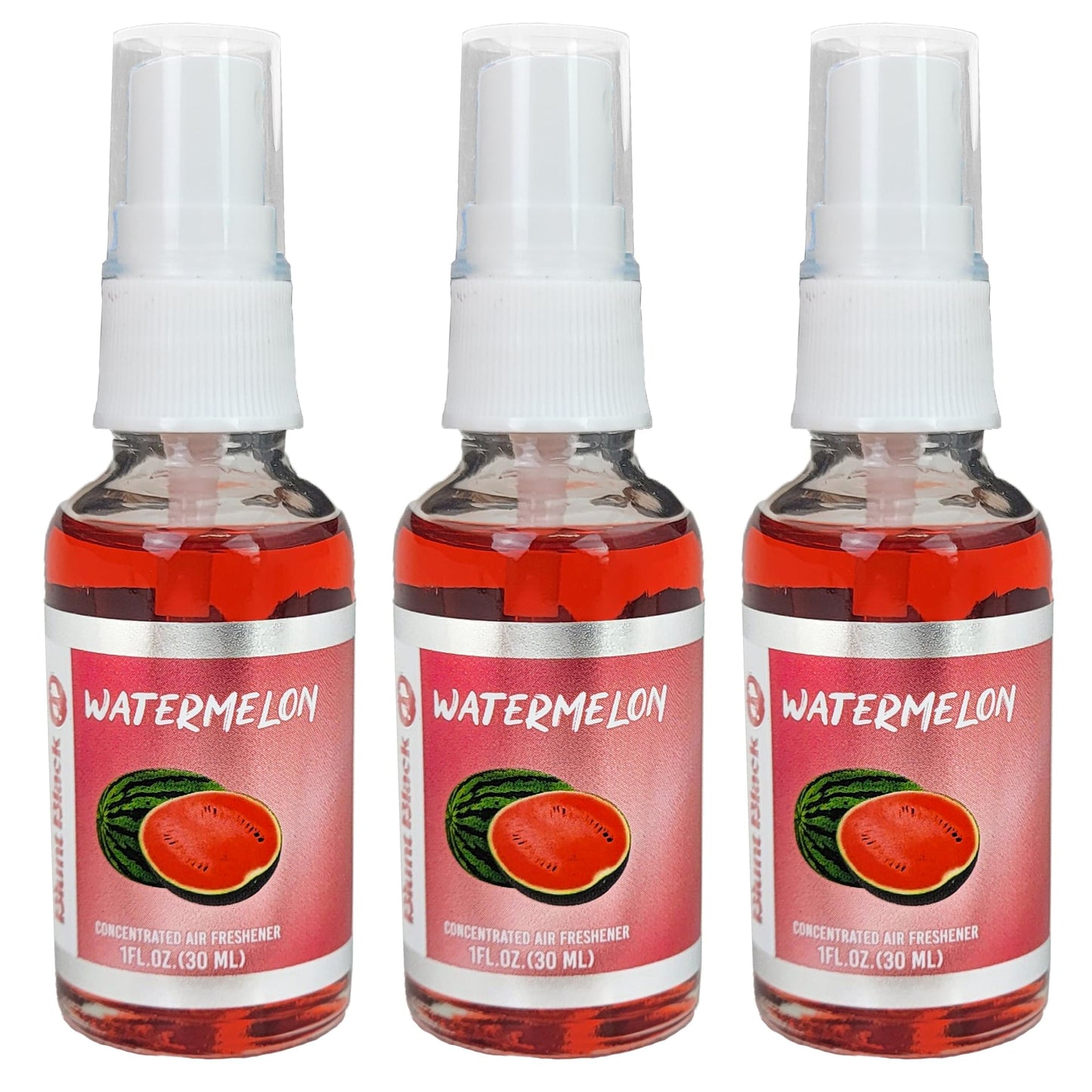 Blunt Black Concentrated Air Freshener Spray 1 oz. Glass Bottle - Watermelon Scent 3-Pack