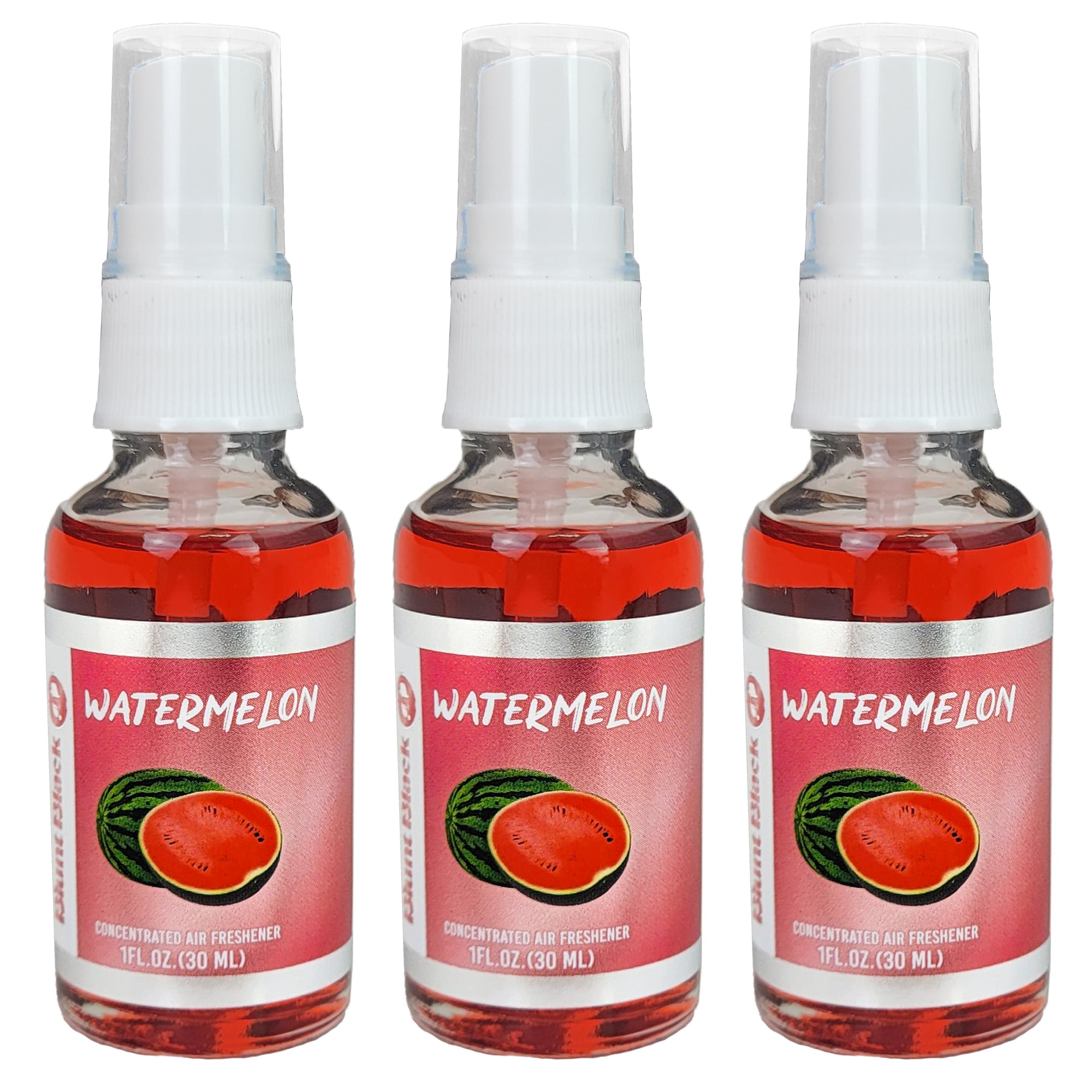Blunt Black Concentrated Air Freshener Spray 1 oz. Glass Bottle - Watermelon Scent 3-Pack