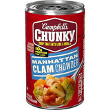 Campbell’s Chunky Soup, Manhattan Clam Chowder, 18.8 oz Can