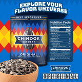 Chinook Seedery Roasted Sunflower Seeds - Jumbo Seeds Keto Snacks - Best For Snack Packs - Gluten Free, Non GMO Snack Food Gifts - 4 Ounce (Pack of 3)