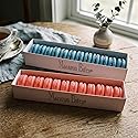French Macarons Gift Box - Blueberry & Strawberry Flavors - Gourmet Macaron Bites® Biscuits - Elegant Dessert Gift for Birthdays, Holidays & Special