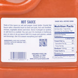 Crystal Hot Louisiana's Pure Hot Sauce, 1 Gallon / 128 Fl Oz Food Service Pack