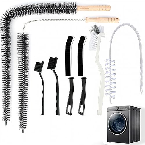 Ecolimpia 8 Pack Washing Machine Cleaner Brush, Dryer Cleaning Brush, Crevice Cleaning Brush for Bathroom, Shower, Kitchen, Cup,Tile, Tub, Sink-Ideal