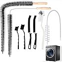 Ecolimpia 8 Pack Washing Machine Cleaner Brush, Dryer Cleaning Brush, Crevice Cleaning Brush for Bathroom, Shower, Kitchen, Cup,Tile, Tub, Sink-Ideal