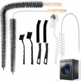 Ecolimpia 8 Pack Washing Machine Cleaner Brush, Dryer Cleaning Brush, Crevice Cleaning Brush for Bathroom, Shower, Kitchen, Cup,Tile, Tub, Sink-Ideal