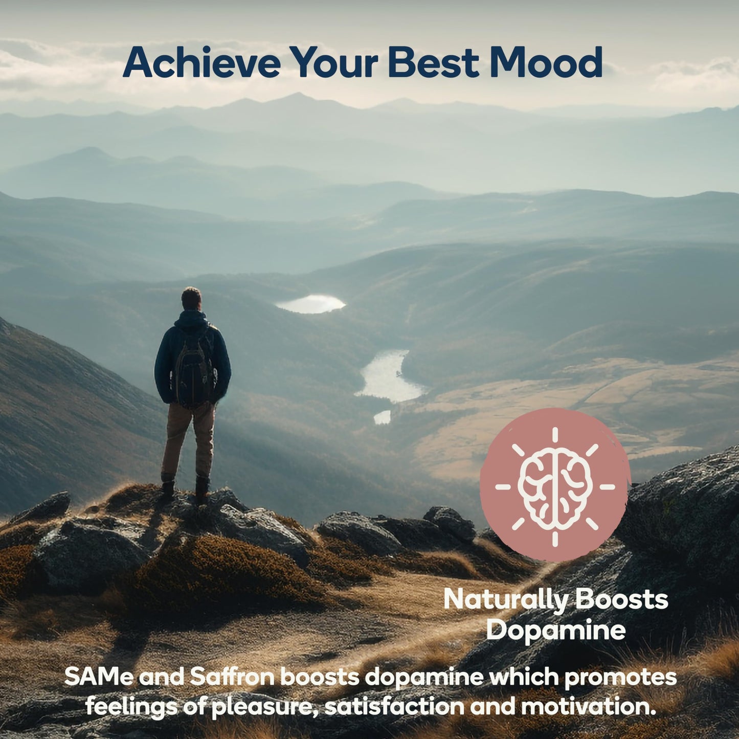 Nedley Health Mood - Emotional Balance & Serotonin Support Supplement - Same, Saffron Extract - 60 Tablets (Mood)
