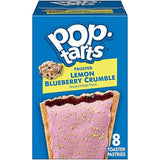 Pop-Tarts Toaster Pastries, Breakfast Foods, Kids Snacks, Frosted Lemon Blueberry Crumble (8 Pop-Tarts)