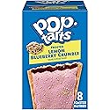 Pop-Tarts Toaster Pastries, Breakfast Foods, Kids Snacks, Frosted Lemon Blueberry Crumble (8 Pop-Tarts)
