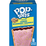 Pop-Tarts Toaster Pastries, Breakfast Foods, Kids Snacks, Frosted Lemon Blueberry Crumble (8 Pop-Tarts)