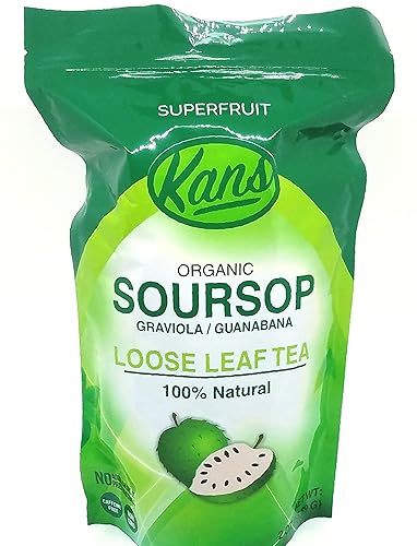 SOURSOP LOOSE DRIED LEAF TEA LEAVES PURE GRAVIOLA GUANABANA TEA 100% NATURAL ORGANIC 2 OUNCE