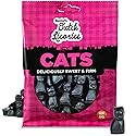 Gustaf's Dutch Licorice Cats - 5.2oz Bag - Sweet Black Licorice Cats - Dutch Candy from Netherlands - Sweet Black Liquorice Treats