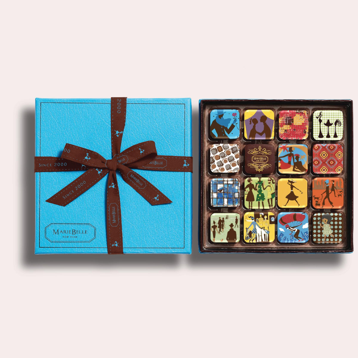 Mariebelle Signature 16pc Ganache Blue Box