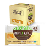 Miracle Noodle Fettuccine Konjac Shirataki Noodles - Plant Based, Keto, Vegan, Gluten & Soy Free, Low in Carbs & Calories, Non-GMO, Paleo - 7 Oz