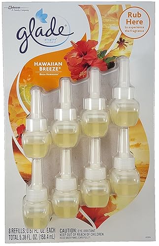 Glade Plugins Hawaiian Breeze .67 Oz 8 Pack Refills