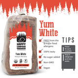 Happy Campers Yum White Gluten Free Bread, Multi-Grain, Non-GMO, Vegan, Organic, 17.4 oz Loaf (Pack of 4)