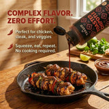 Tenayo Toasted Chipotle Barbecue Sauce, 2-Pack (13.5 oz Bottles) - Mexican Style Sauce with Chipotle Peppers, Chocolate & Spices - Only 1g of Sugar
