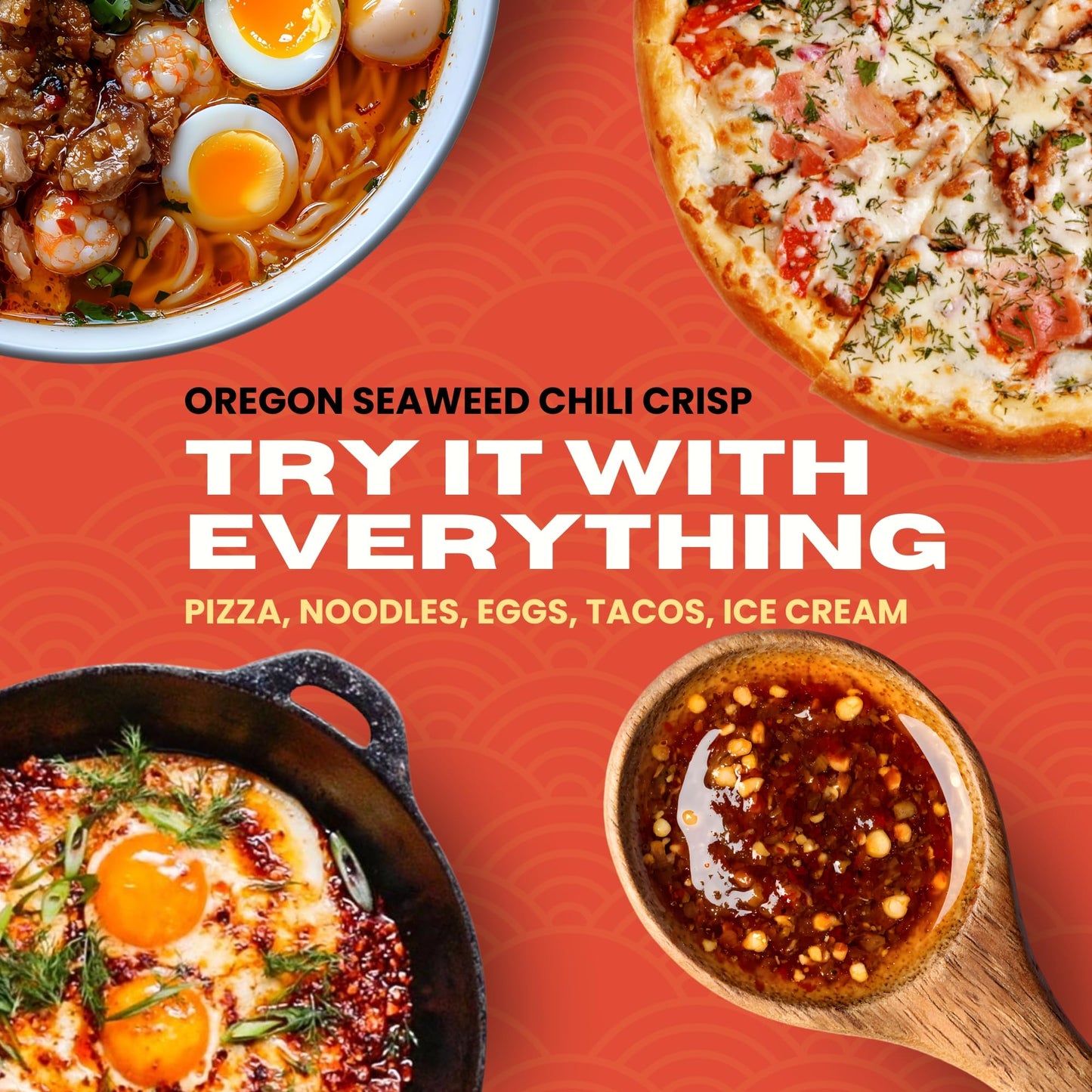 HAB Sauce Oregon Seaweed Chili Crisp - Small Batch Gourmet Hot Sauce with Umami & Spice | Made with Natural Ingredients | Vegan & Gluten Free |