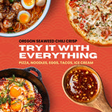 HAB Sauce Oregon Seaweed Chili Crisp - Small Batch Gourmet Hot Sauce with Umami & Spice | Made with Natural Ingredients | Vegan & Gluten Free |