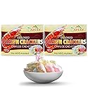 APEXY Authentic Prawn Crackers Uncooked, Crispy and Delicious Shrimp Chips for Party Appetizers and Snacks, No MSG, Cook and Serve, 8 oz (227g), Pack