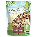 Food to Live - Organic Mixed Raw Nuts, 1 Pound Cashews, Brazil Nuts, Walnuts, Almonds, Non-GMO, Kosher, Raw, Vegan, Unsalted, Bulk