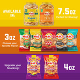 Mac's Hot & Spicy Pork Skins Party Mix - Hot & Spicy Flavored Chicharrones Pork Rinds - Party Snack - 4oz (9-Pack Party Mix)