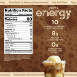 Perk Energy Drink Mix (Root Beer Freeze) 10 Stick Packs - Caffeinated Healthy Coffee Alternative with Protein, 100mg of Caffeine, Gluten-Free