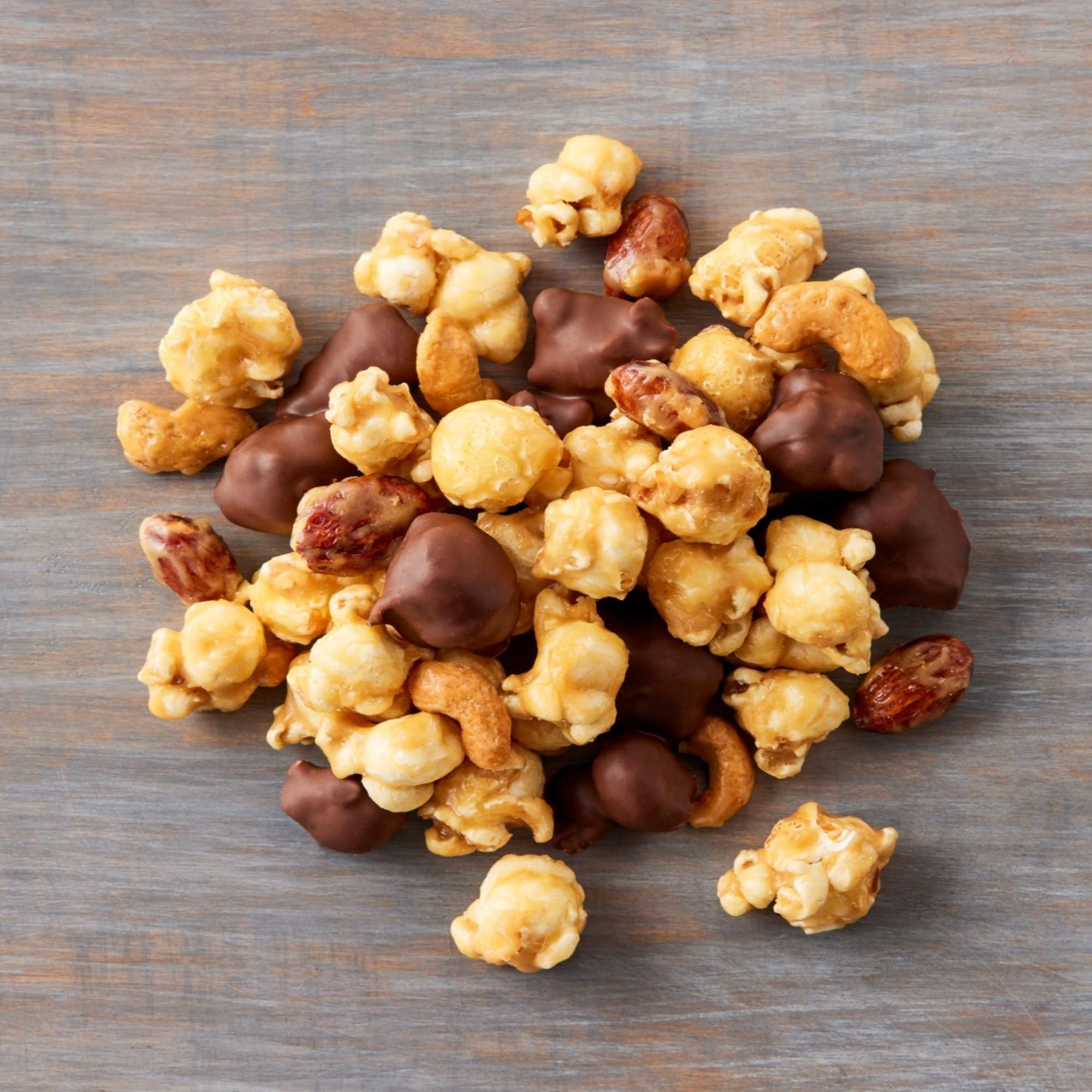 Moose Munch® Premium Popcorn, Milk Chocolate And Caramel Popcorn 2 Bags Duo, Sweet And Salty Treats Snack Gift Basket, Great Snack For Any Occasion