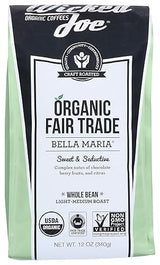 Wicked Joe Coffee Bella Maria Whole Bean, 12 oz