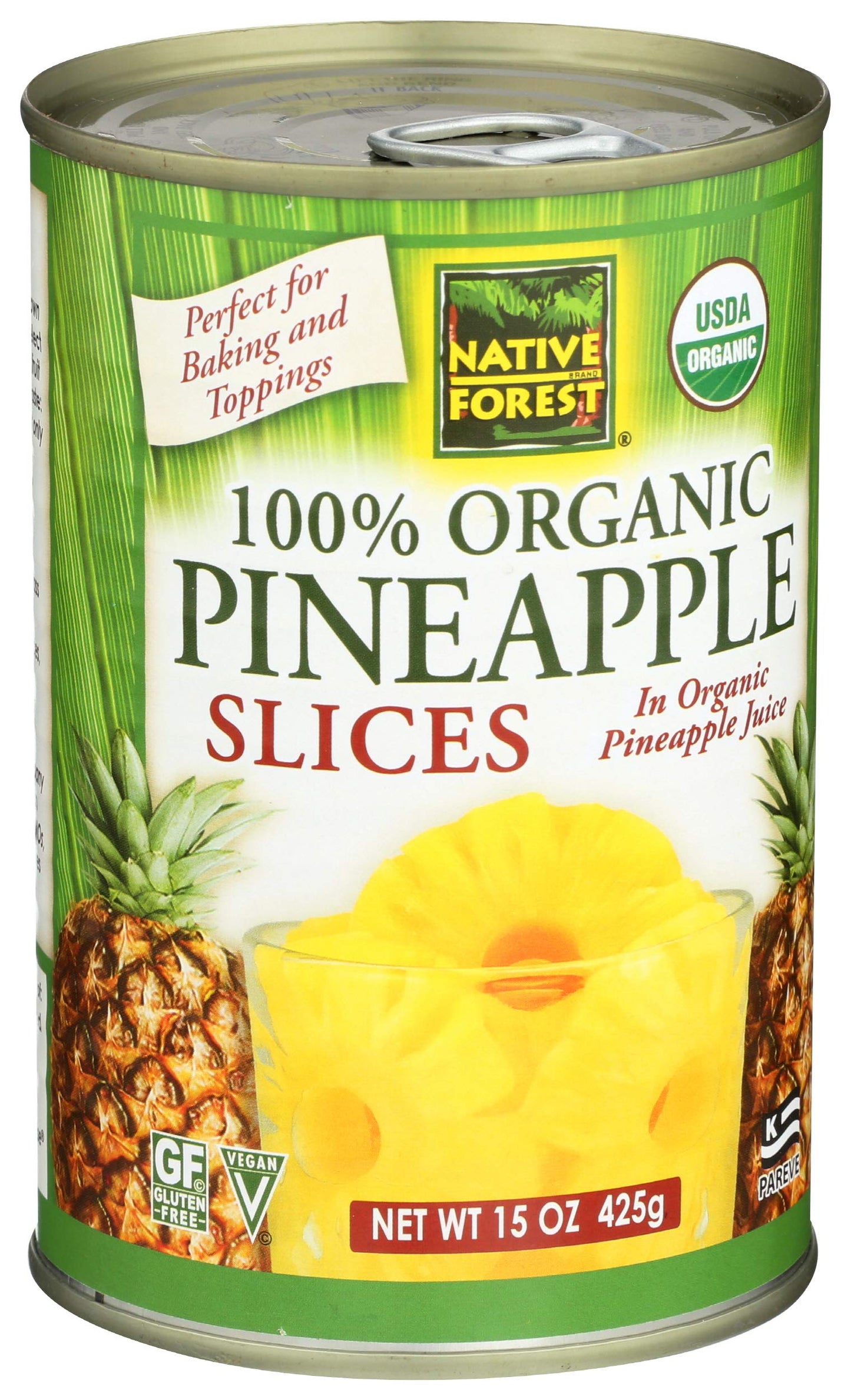 Native Forest Pineapple Slices Organic, 15 oz