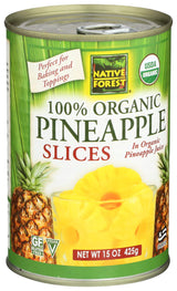 Native Forest Pineapple Slices Organic, 15 oz