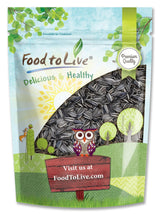 Food to Live Raw Sunflower Seeds in Shell, 6 Ounces - Fresh, Crunchy and Nutty Snack for on-the-go, Preservative-free, Great Source of Protein, Fiber