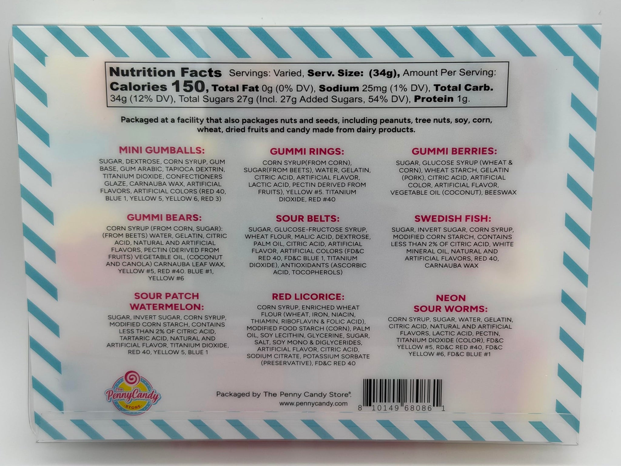Candy Snackle Box - Assorted Gummies, Sour Candies & Gumballs - Fun Gift for Kids & Adults - Perfect for Birthdays, Holidays & Parties - Tackle Box