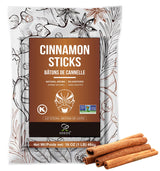 Soeos Cinnamon Sticks, 16 oz (454g), 3.5" Length, 100% Raw, Non-GMO, Kosher Certified, Whole Cinnamon Sticks Seasoning Spice for Coffee, Baking