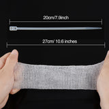 eBoot 15 Pieces Lint Traps Lint Snare Washing Machine Mesh Washer Laundry Hose Filter with 15 Pieces Cable Ties