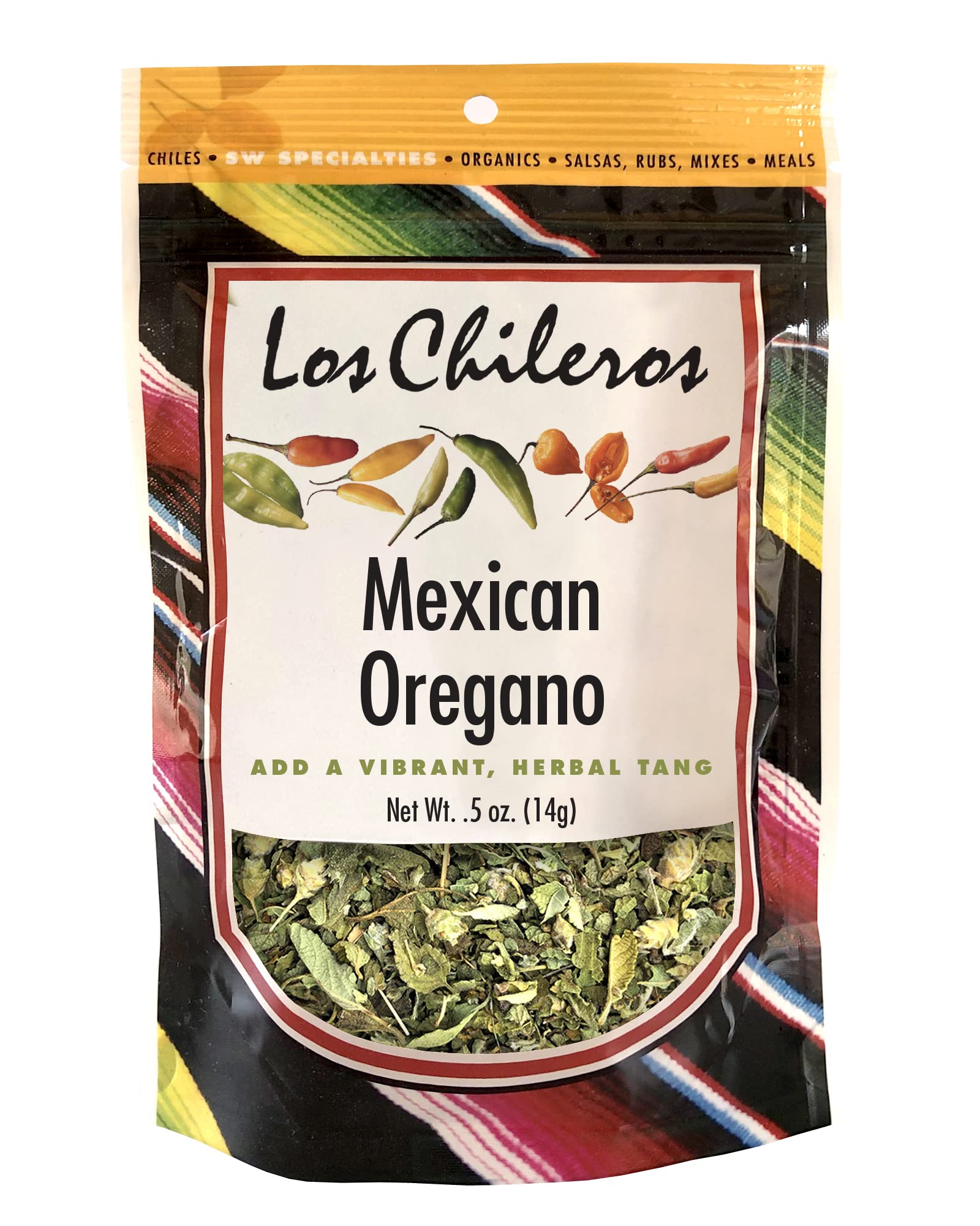 Los Chileros Mexican Oregeno, 0.5-Ounce Packages (Pack of 12)