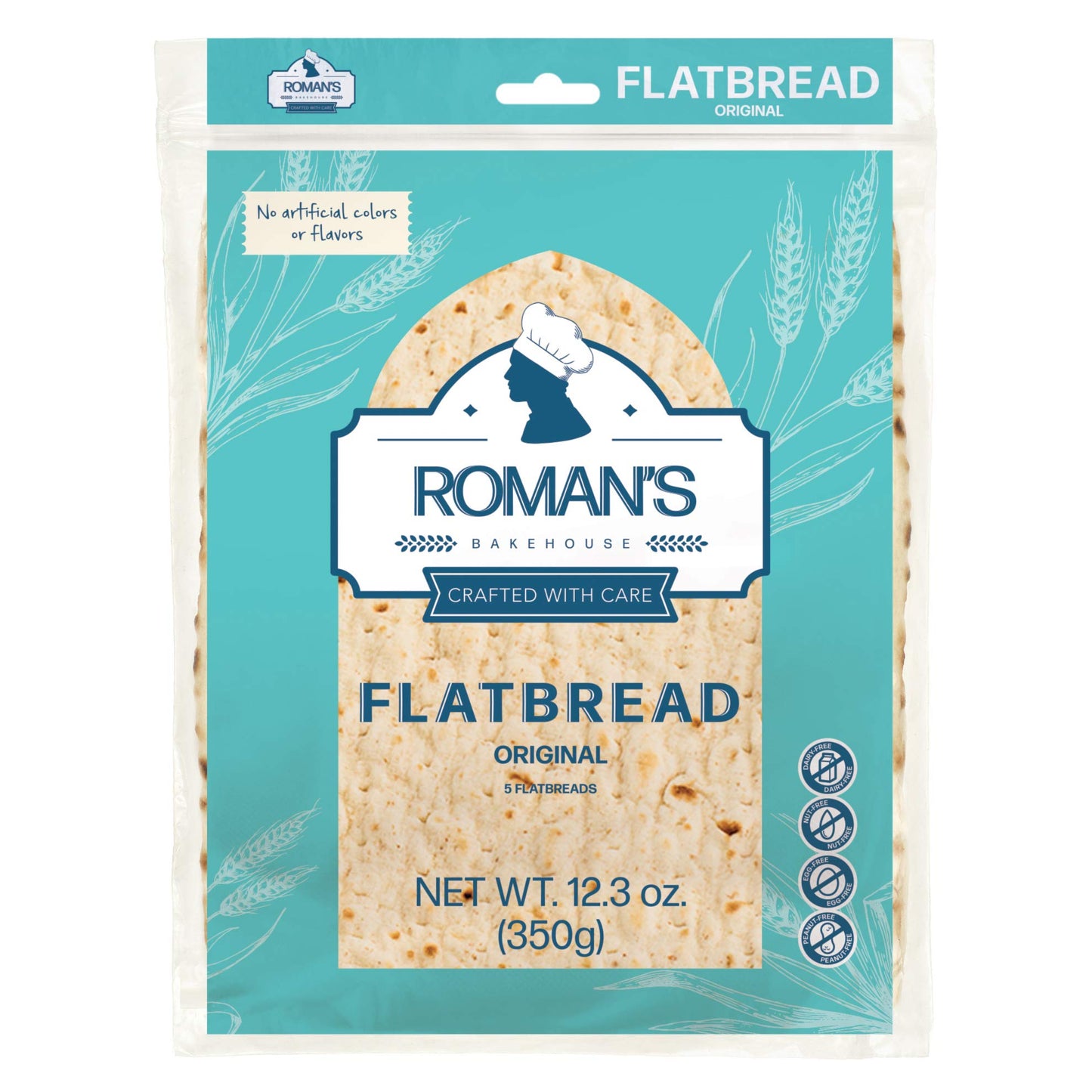 Roman's Bakehouse Flatbread Original, 350g