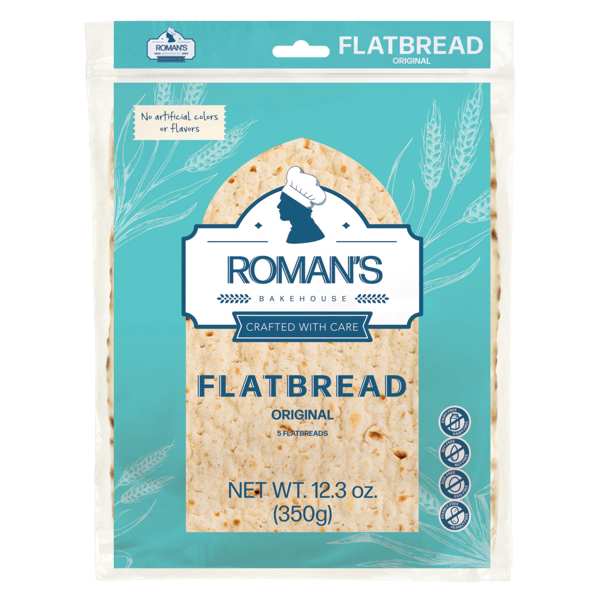Roman's Bakehouse Flatbread Original, 350g