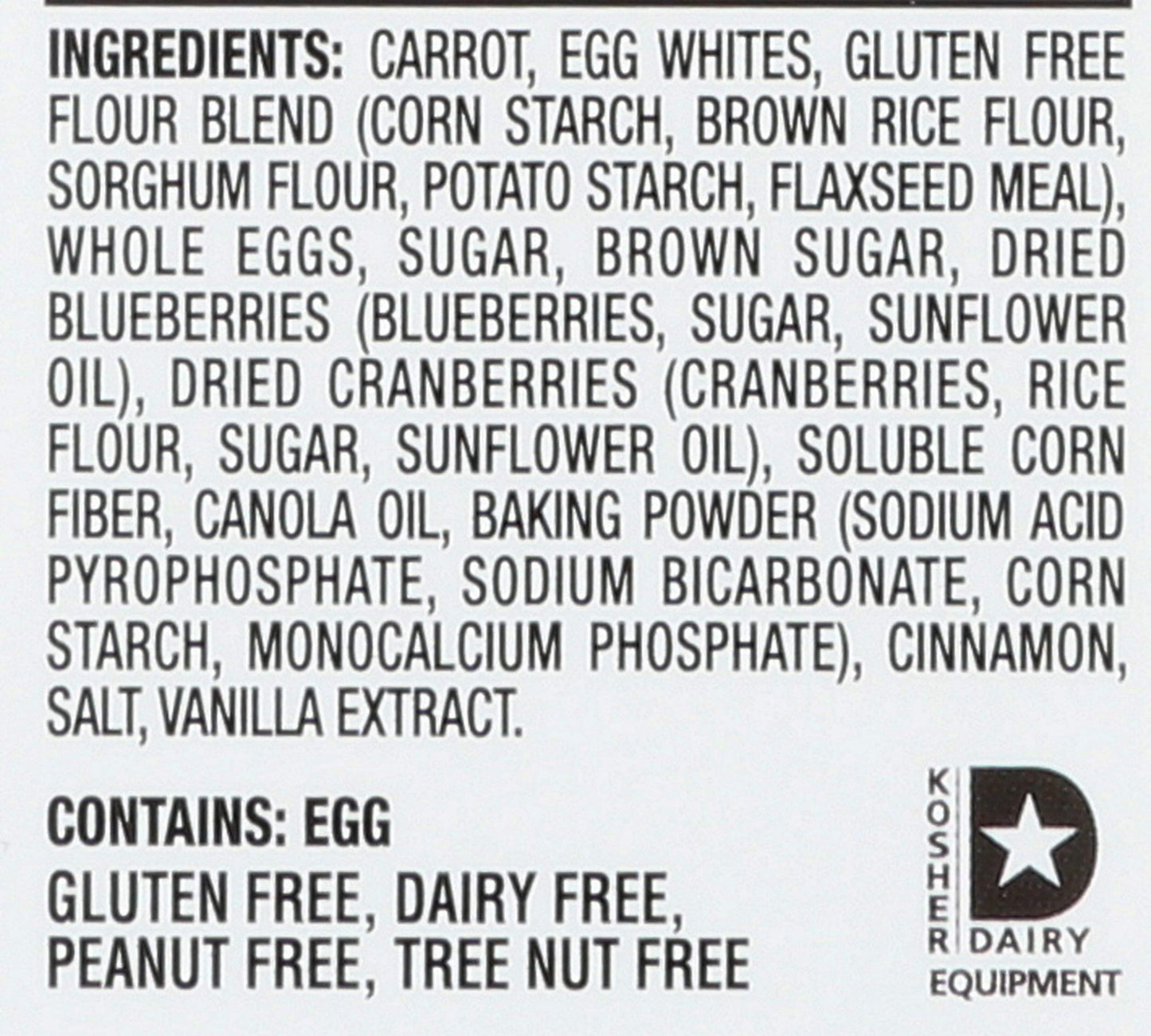 Garden Lites, Muffins Carrot Berry, 8 Ounce