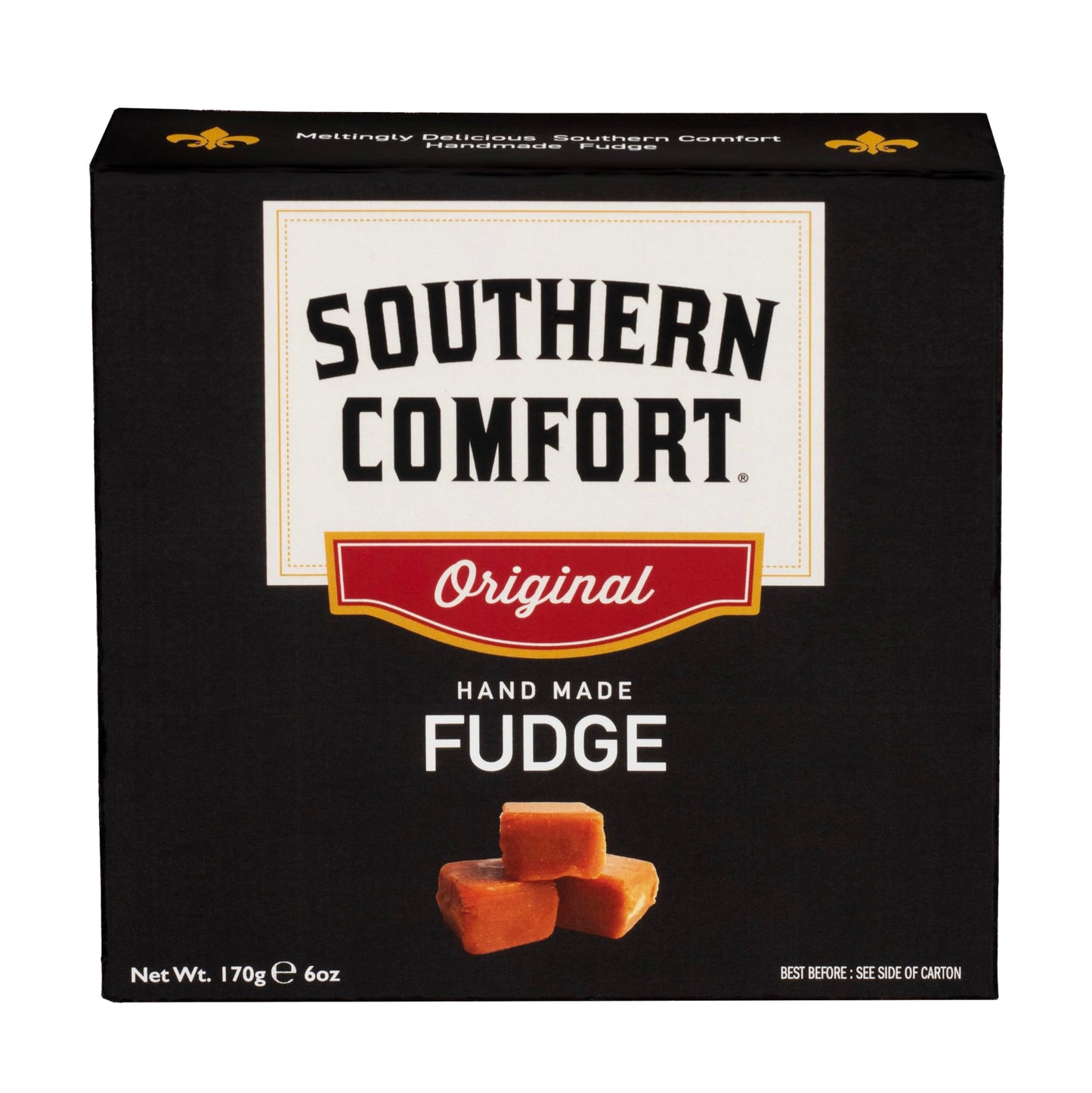 Gardiners of Scotland Handmade Fudge 150g Square Carton, Southern Comfort Fudge