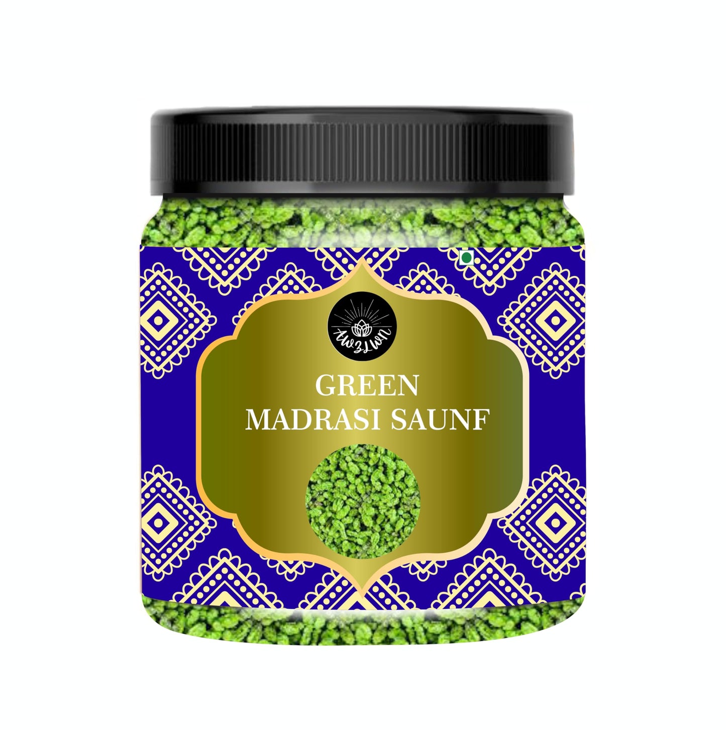 AWZLWN Natural Green Madrasi Saunf 5.29 OZ (150 GM) | Set oF 1 | AWZLWN