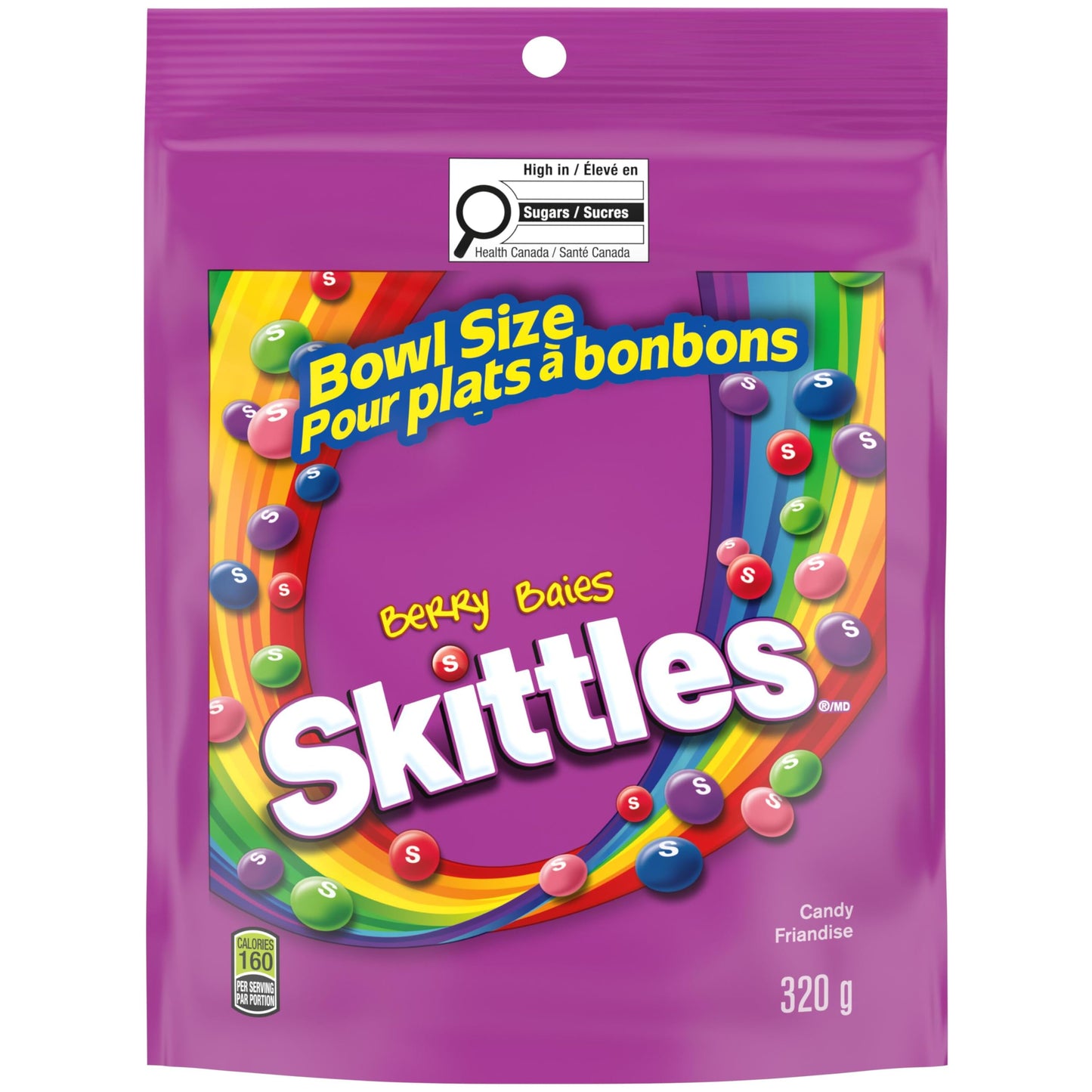 Skittles Berry, Mega-Pack, 320gm/11.28oz, Purple